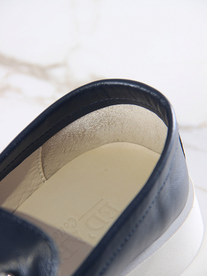 картинка Лоферы туфли ED'ART 172.1841'be. Черный кожа от интернет магазина