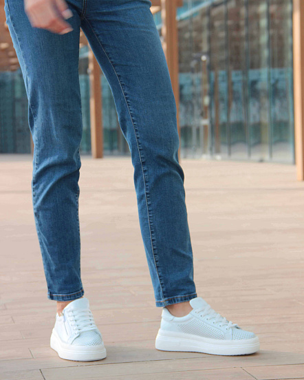 картинка Кеды ED'ART 166.P.PEPE'w. Белый от интернет магазина