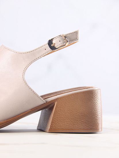 картинка Босоножки ED'ART 5133.23663'be. Стар визон+коричневый от интернет магазина