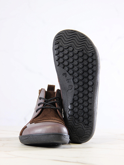 картинка Ботинки ED'ART 305.Ната'bl. Вакса коричневая+корич замша от интернет магазина