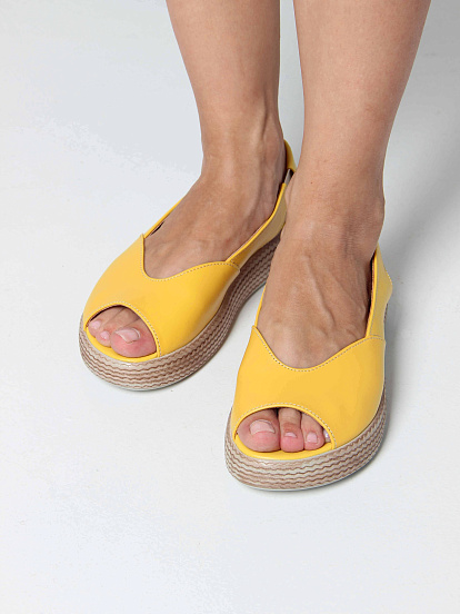 картинка Босоножки ED'ART 1042.2530'be. Желтый от интернет магазина