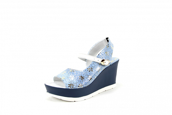 картинка Босоножки ED'ART 5050.551'blue.flow от интернет магазина