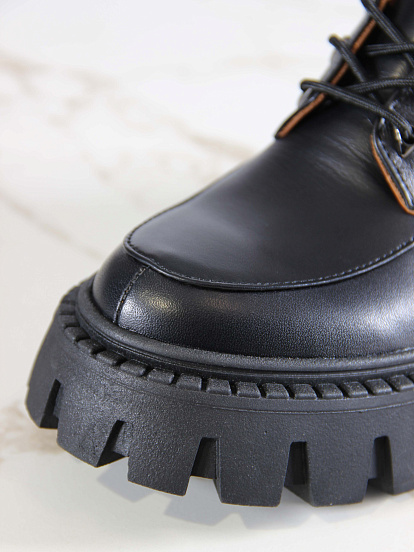 картинка Туфли полуботинки ED'ART 202.чанки'bl. black от интернет магазина