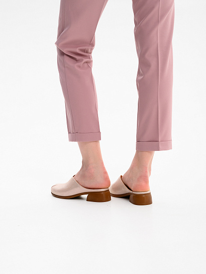 картинка Сабо ED'ART 3200.25294'br. Розовый ибица+коричневый от интернет магазина