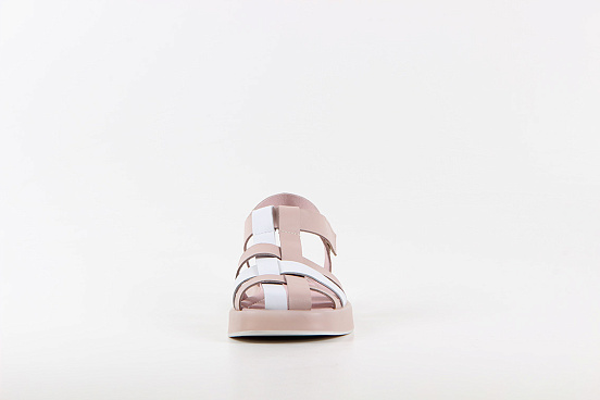 картинка Босоножки ED'ART 2027.22203'py. pudra/white от интернет магазина