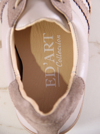 картинка Босоногие кеды ED'ART 184.nata'br.Визон+капучино замша от интернет магазина