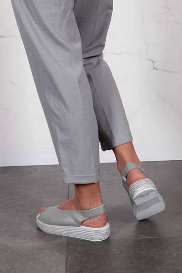 картинка Босоножки ED'ART 1019.2530'w.серый ангел от интернет магазина