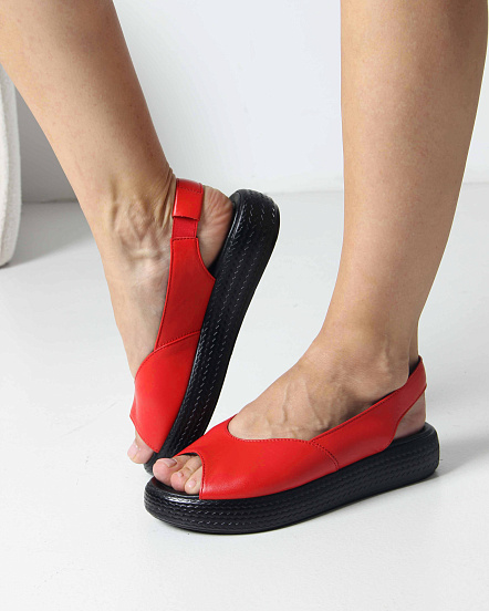 картинка Босоножки ED'ART 1042.2530'bl. Красный R от интернет магазина