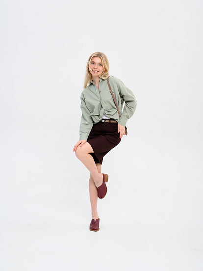 картинка Сабо ED'ART  5200.23663'br. Гнилая вишня+коричневый от интернет магазина