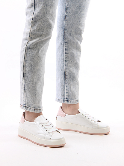 картинка Кеды ED'ART 131.143. Белый-розовый R от интернет магазина