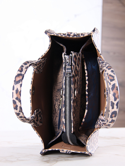 картинка Сумка  ED'ART s08.бежевый леопард от интернет магазина