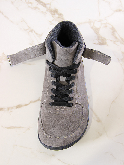 картинка Босоногие ботинки ED'ART 211.NATA'bl.Серый замок замша от интернет магазина