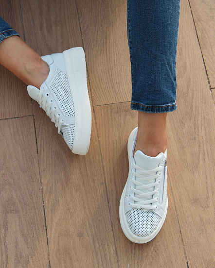 картинка Кеды ED'ART 166.P.PEPE'w. Белый от интернет магазина