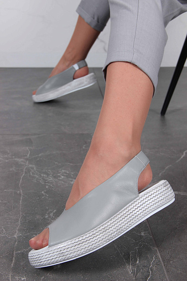 картинка Босоножки ED'ART 1019.2530'w.серый ангел от интернет магазина