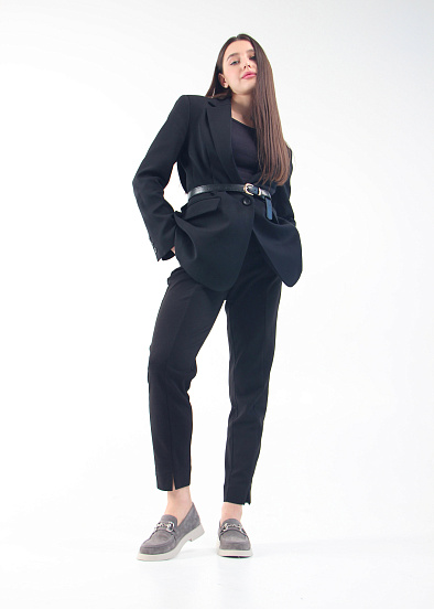 картинка Лоферы туфли ED'ART 172.1841'be. серая замша от интернет магазина