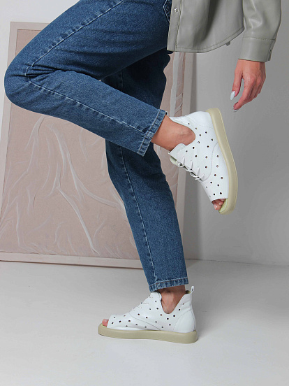 картинка Босоножки ED'ART 1059.0132'gr. Белый зеленый от интернет магазина