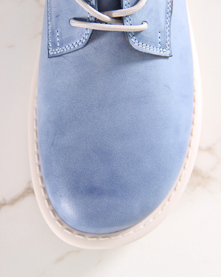 картинка Туфли ED'ART 181.ОКСЕ'be. Вакса джинс+бежевый от интернет магазина