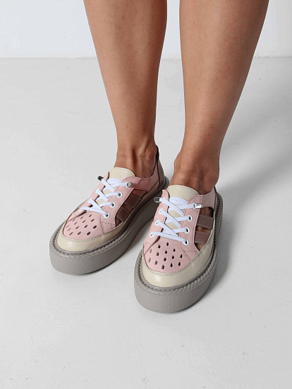 картинка Кроссовки ED'ART 165.P.Lusi23.'co. Розовый какао от интернет магазина