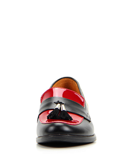 картинка Лоферы ED'ART 117.madonna'9g.black+red R от интернет магазина