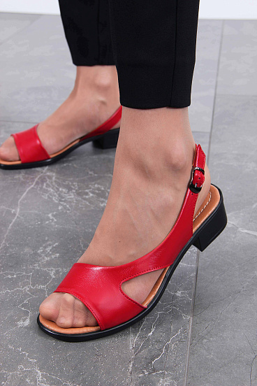 картинка Босоножки ED'ART 3051.21013'bl. Красный от интернет магазина