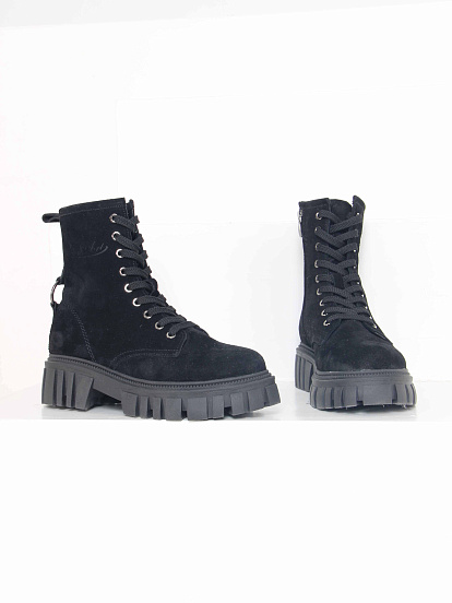 картинка Ботинки ED'ART 329.21153'bl. черный замша от интернет магазина