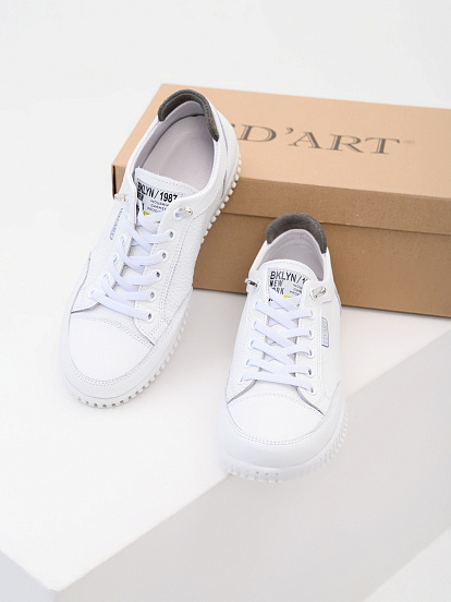 картинка Кеды ED'ART 169.8000'w. белый бартон от интернет магазина