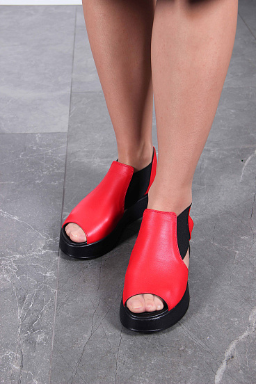 картинка Босоножки ED'ART 3024.22229'bl.красный от интернет магазина