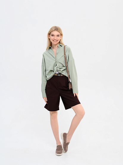 картинка Лоферы туфли ED'ART 176.1593'be. Капучино замша от интернет магазина