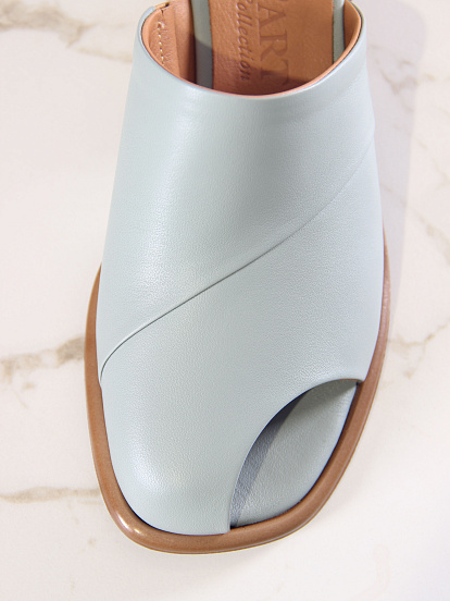 картинка Сабо ED'ART 5300.23663'be. Авокадо лион+коричневый от интернет магазина