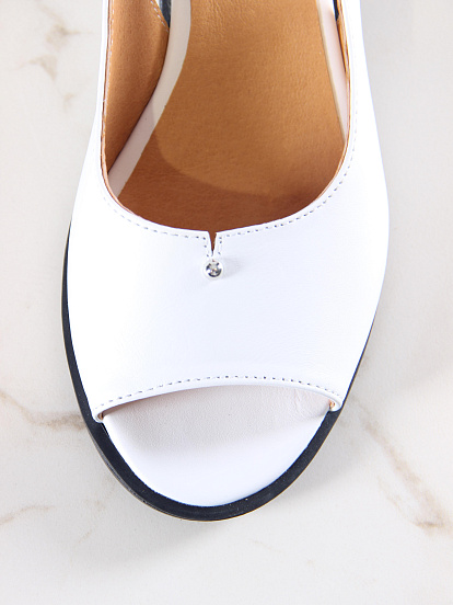 картинка Босоножки ED'ART 3021.22280'bl. Белый от интернет магазина