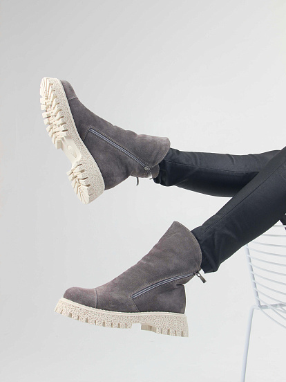 картинка Ботинки ED'ART 233.1541'be. Серый замок от интернет магазина