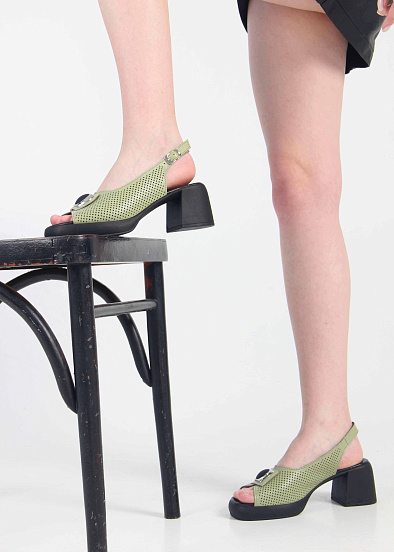 картинка Сабо ED'ART 5030.Р.24191'bl. авокадо от интернет магазина