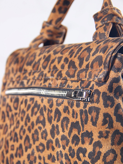картинка Сумка-клатч ED'ART s06.коричневый леопард от интернет магазина