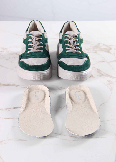 картинка Кеды ED'ART 149.LusiR2'la. зеленый каменный замша от интернет магазина