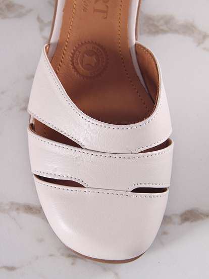 картинка Босоножки ED'ART 3032.25294'br. Бежевый стар+коричневый от интернет магазина