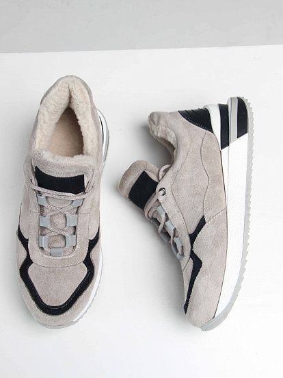 картинка Кроссовки ED'ART 150.mask`gr. каменный замша от интернет магазина