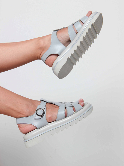 картинка Босоножки ED'ART 2028.2525'gr. Серый от интернет магазина