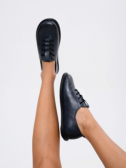 картинка Туфли ED'ART 107.ОКСЕ'bl. Вакса черная от интернет магазина