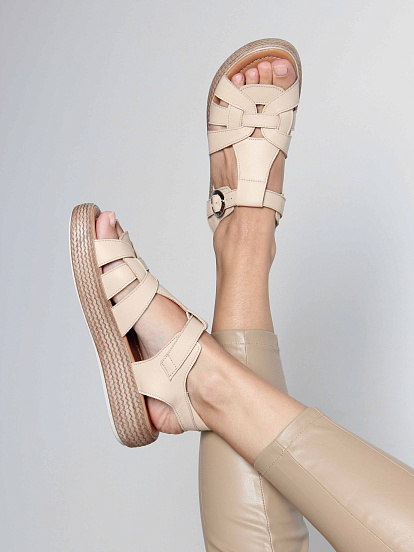 картинка Босоножки ED'ART 2028.2530'be. Бежевый от интернет магазина