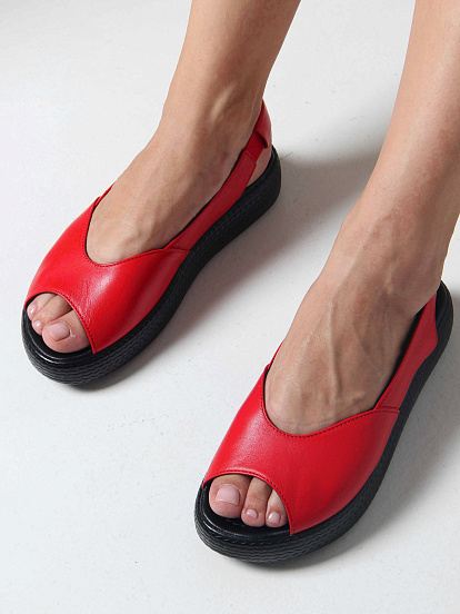 картинка Босоножки ED'ART 1042.2530'bl. Красный R от интернет магазина