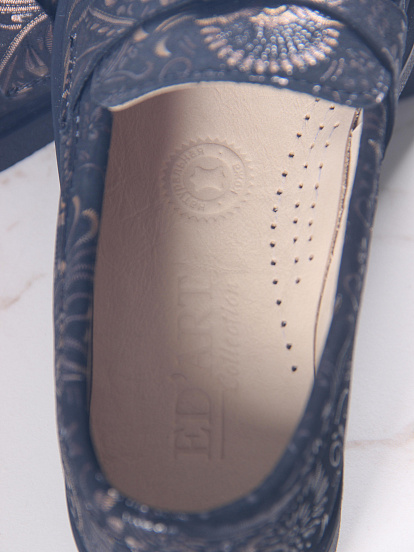 картинка Лоферы лоферы ED'ART 170.2699'bl. Черный грация от интернет магазина