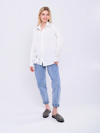 картинка Мюли ED'ART 1070.2614'bl. серый замша от интернет магазина