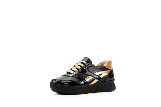 картинка Кроссовки ED'ART 132.omega'bl.lacq-gold от интернет магазина