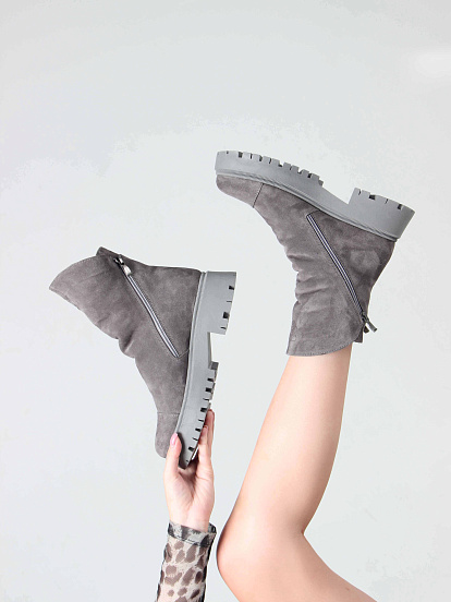 картинка Ботинки ED'ART 233.2094'gr.серый замок от интернет магазина