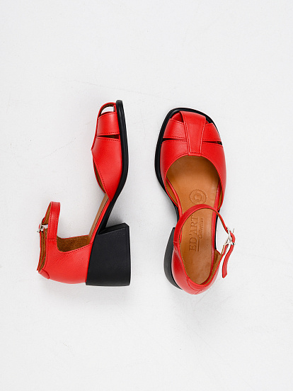 картинка Босоножки ED'ART 5033.23663'bl. Красные от интернет магазина