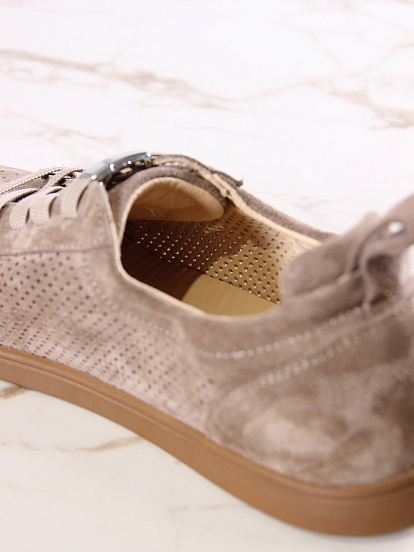 картинка Кеды босоногие ED'ART 164.Р.асти'br.Велюр санд от интернет магазина