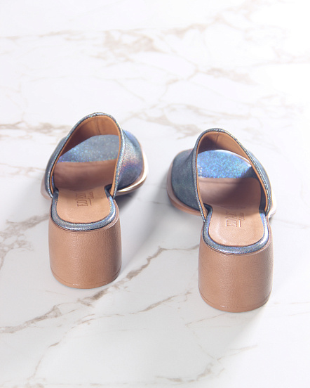 картинка Босоножки ED'ART 4012.23663'br. Черный ибица+коричневый от интернет магазина