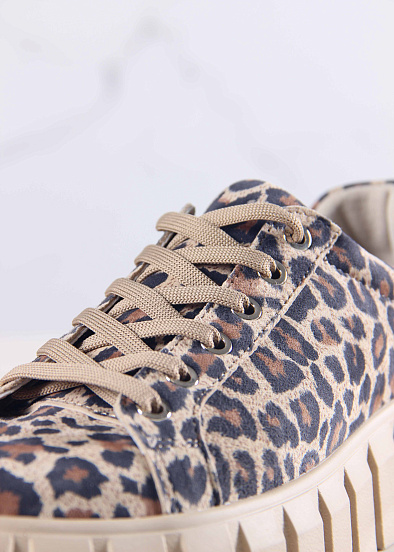 картинка Кеды ED'ART 128.91505'be. бежевый леопард от интернет магазина