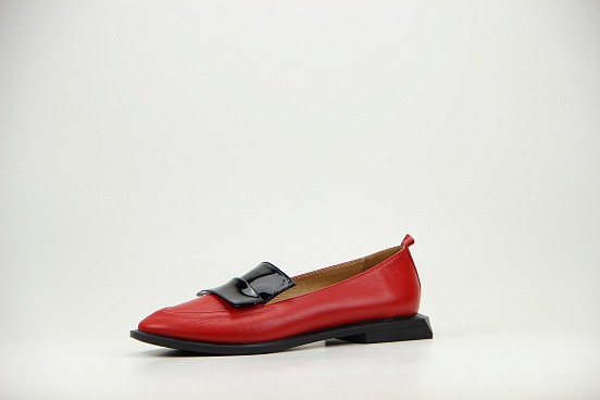 картинка Лоферы ED'ART 118.Viсtoria'bl. red-black R от интернет магазина