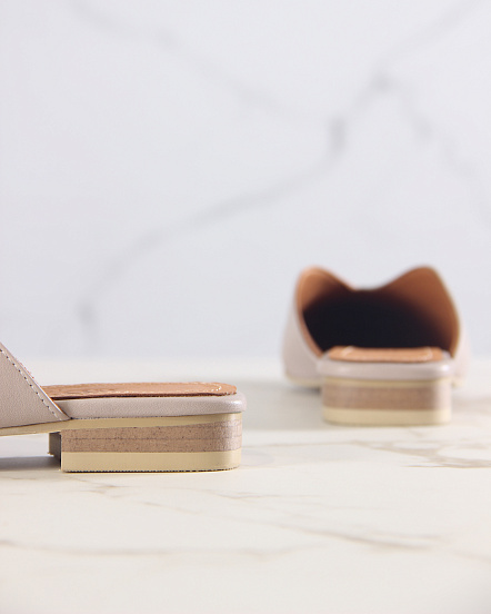 картинка Мюли ED'ART 1001.34104'be. Стар визон от интернет магазина